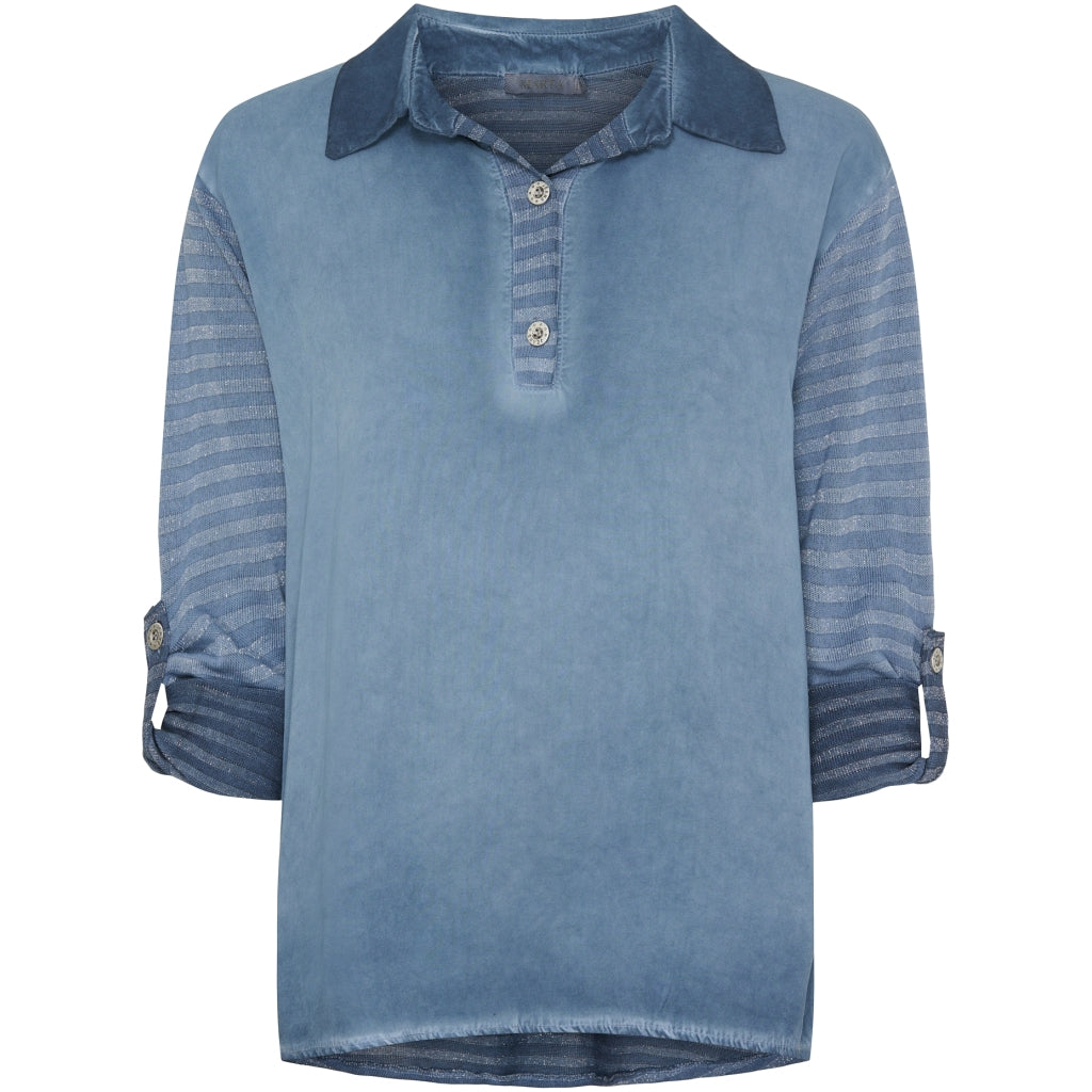 Dame Skjorte Mdcbarbra 41429 1   Blue fra Marta Du Chateau