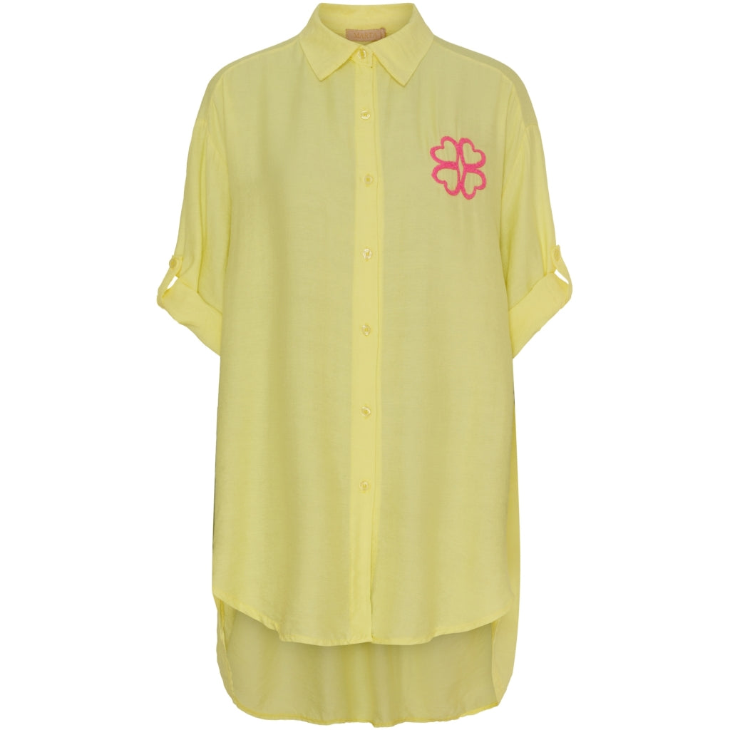 Dame Skjorte Mdcagna   Yellow fra Marta Du Chateau