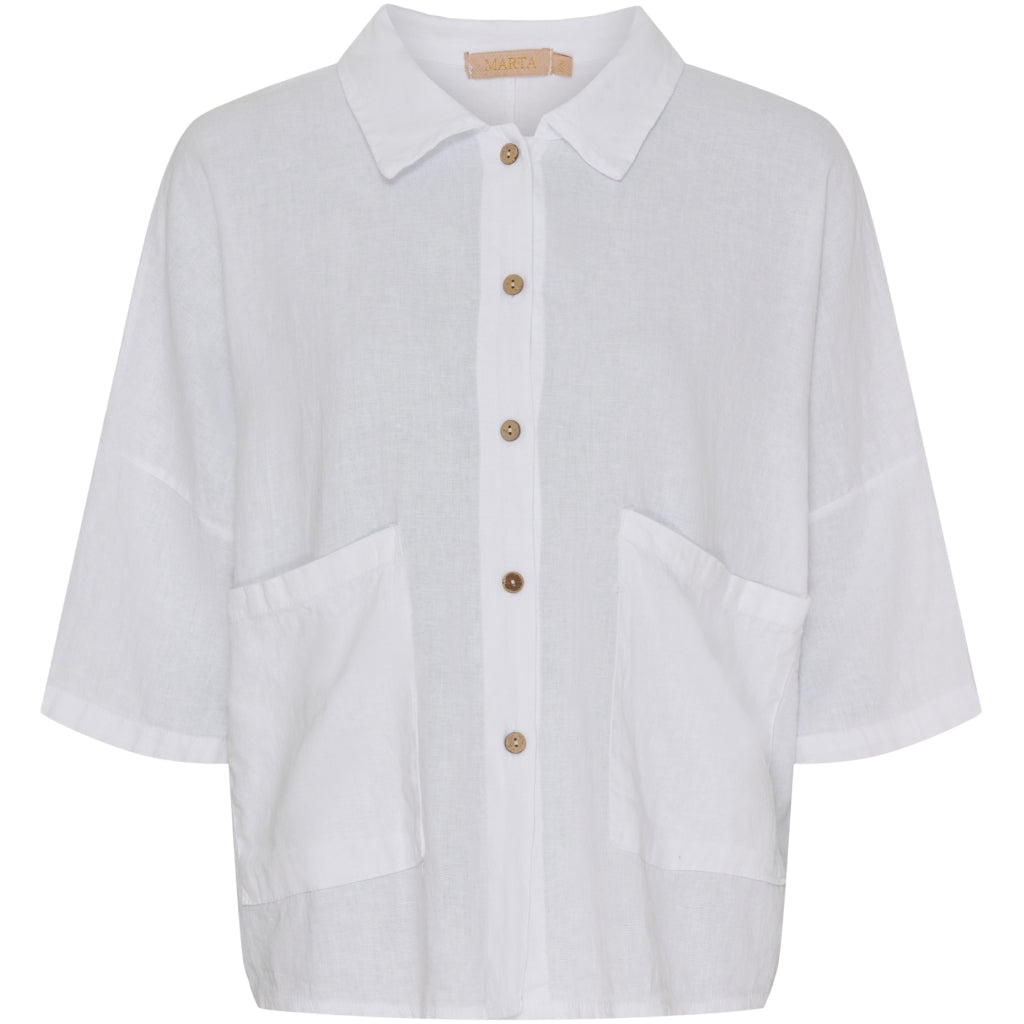 Dame Skjorte Mdcminna   White fra Marta Du Chateau