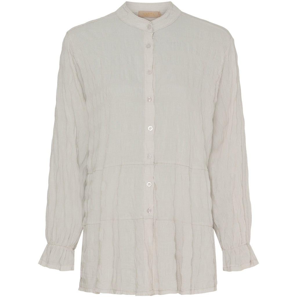 Dame Skjorte Mdcnamoi   Beige fra Marta Du Chateau