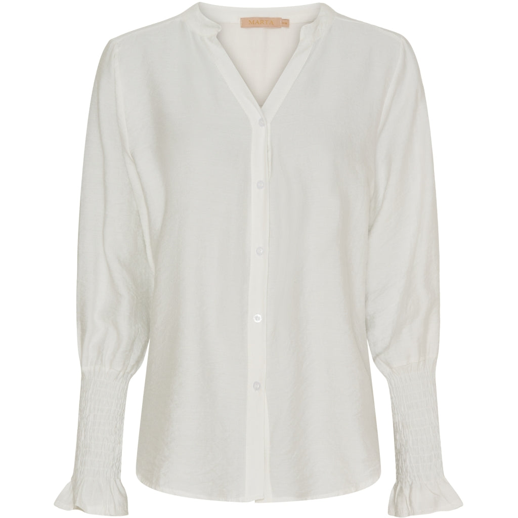 Dame Skjorte Mdcrebecca   White fra Marta Du Chateau