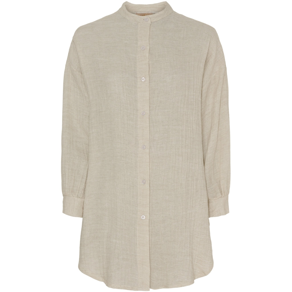 Dame Skjorte Mdcroxane Beige3 fra Marta Du Chateau