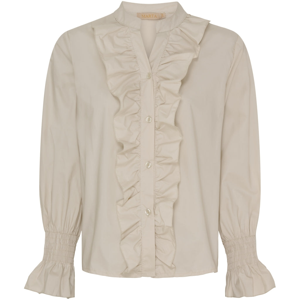 Dame Skjorte Mdcstella   Beige fra Marta Du Chateau