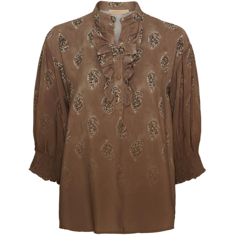 Dame Skjorte Mdcunnur 6317   Fango Faded fra Marta Du Chateau