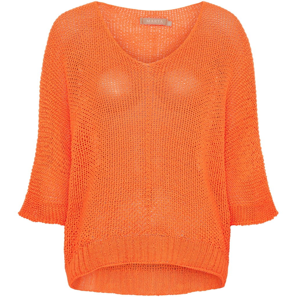Dame Strik 7010   Orange113 fra Marta Du Chateau
