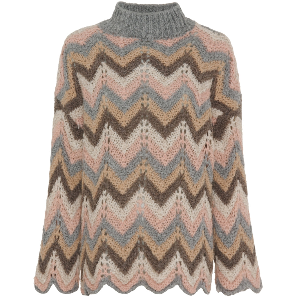 Dame Strik Mdcjane Lightgrey fra Marta Du Chateau