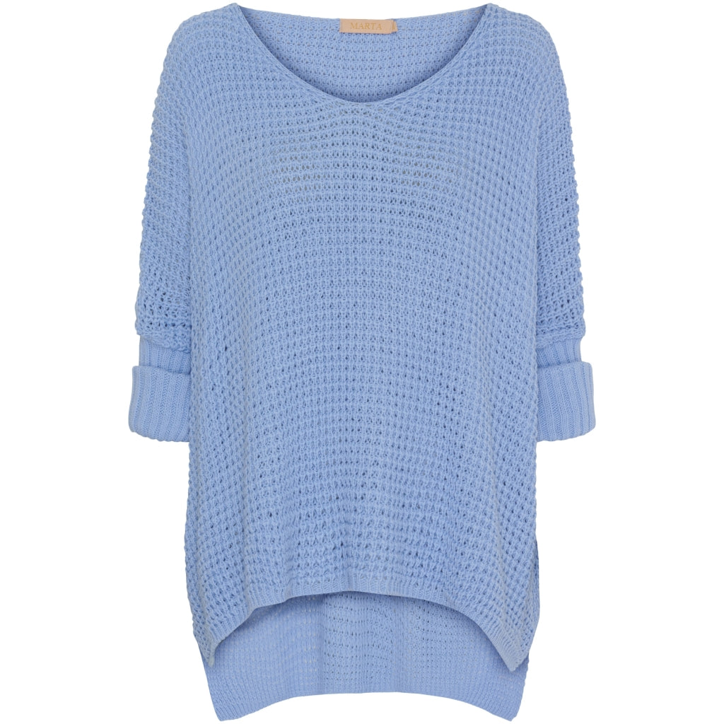 Dame Strik Mdcmille 18236 Skyblue fra Marta Du Chateau