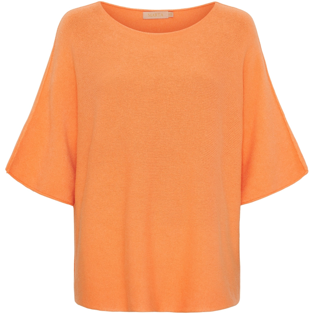 Dame Strik Mdcsia 5003   Orange Fluo fra Marta Du Chateau