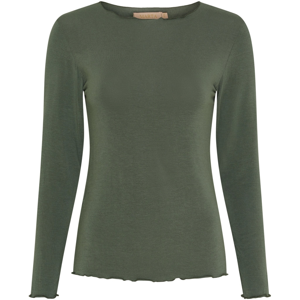 Dame T Shirt Mdcleonora 5894   Military fra Marta Du Chateau