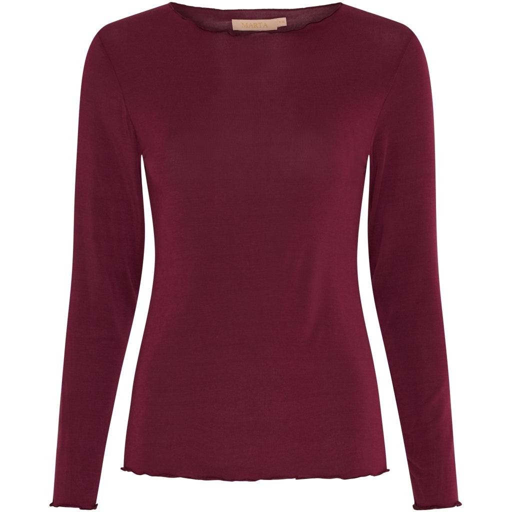 Dame T Shirt Mdcleonora 5894 Wine fra Marta Du Chateau