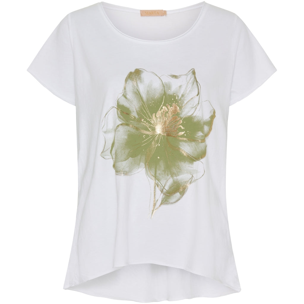 Dame T Shirt Mdcmarie 1535 Ltkakiflower fra Marta Du Chateau