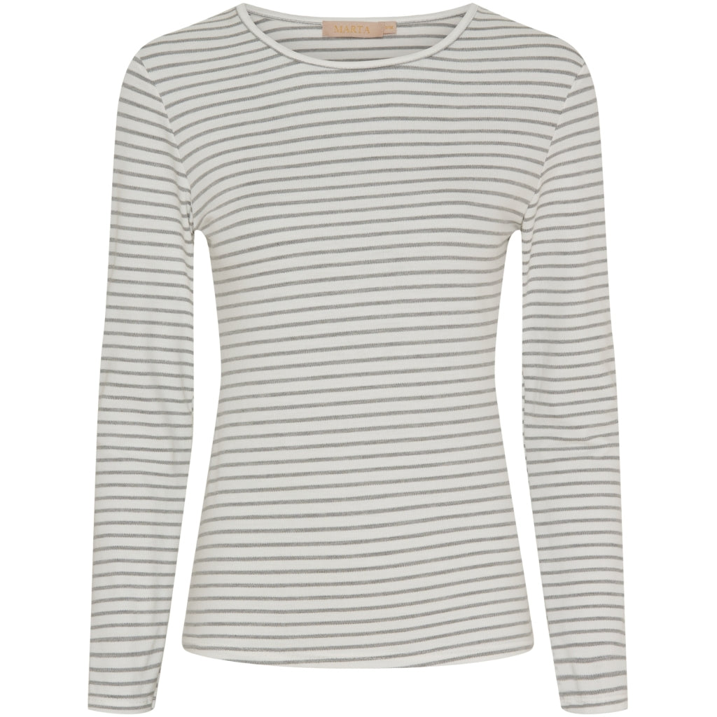 Teen T Shirt Mdcnancy   Grey White fra Marta Du Chateau