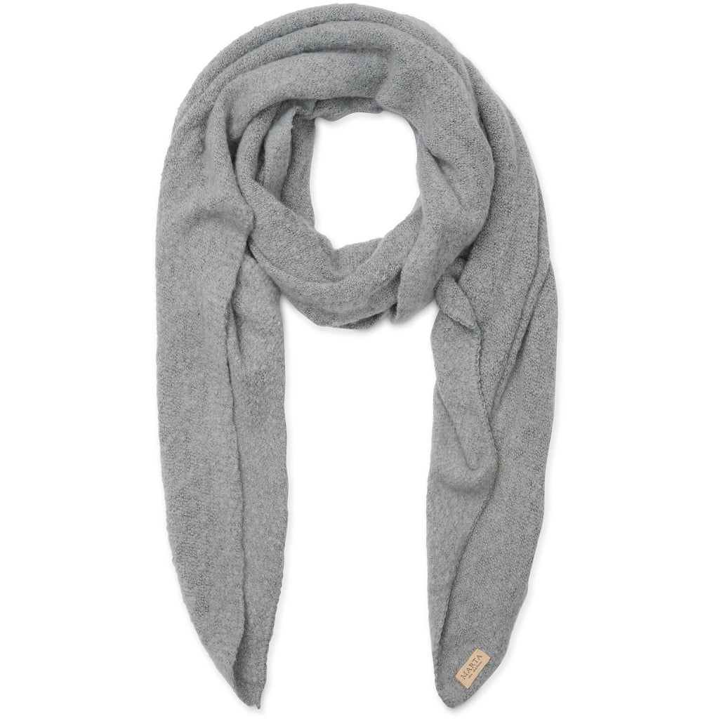 Dame Tørklæde 194007   Light Grey Melange fra Marta Du Chateau