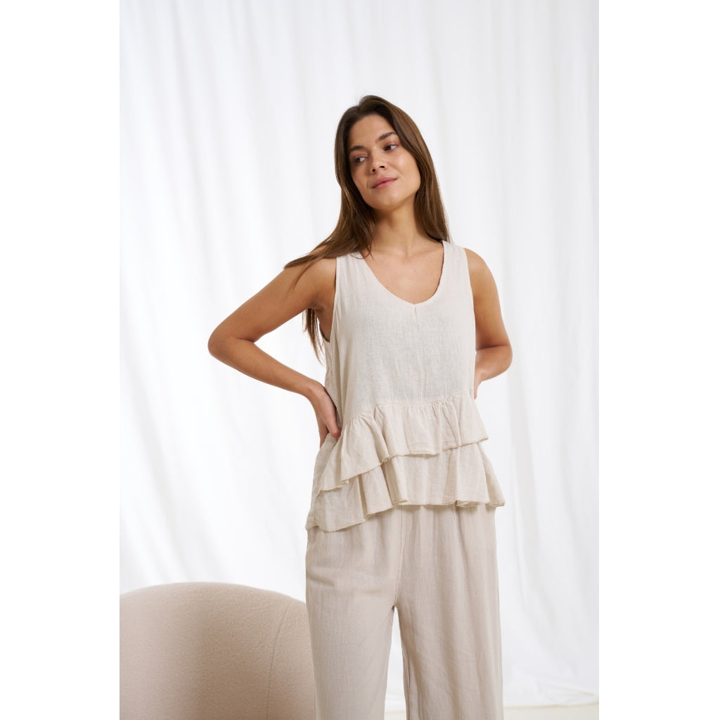 Dame Top 84511 Sabbia1752 fra Marta Du Chateau