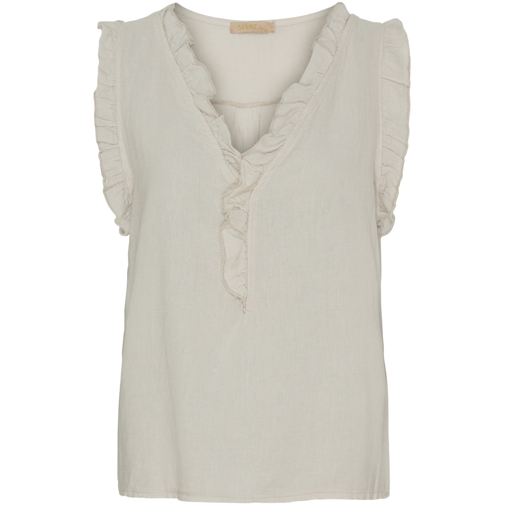 Dame Top Mdcelke   Sabbia fra Marta Du Chateau