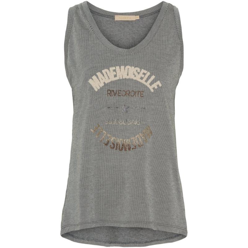 Dame Top Mdcoda   Black fra Marta Du Chateau