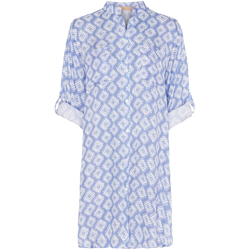 Dame Tunika 5282b   Celeste fra Marta Du Chateau