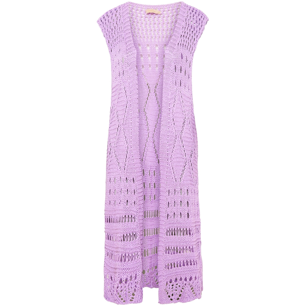Dame Vest 477   Plain Lilac fra Marta Du Chateau