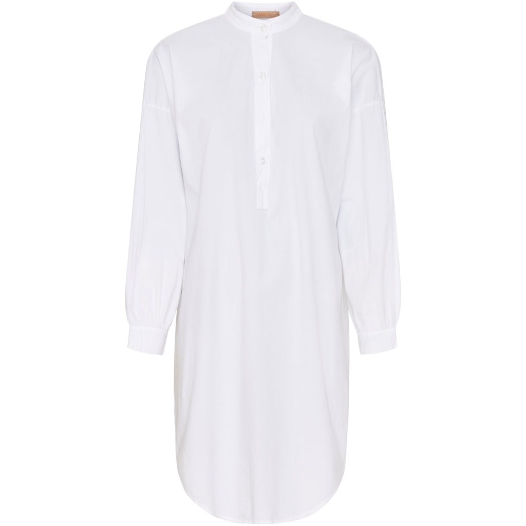 Dame Shirt 5449 Print 1 White fra Marta Du Chateau