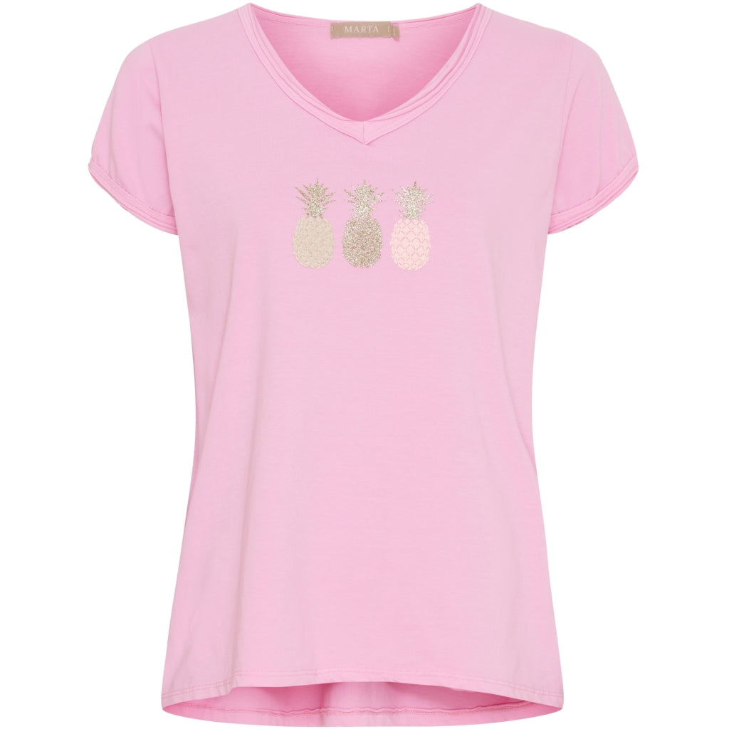 Dame T Shirt Mdcgemma 22031   Pink fra Marta Du Chateau