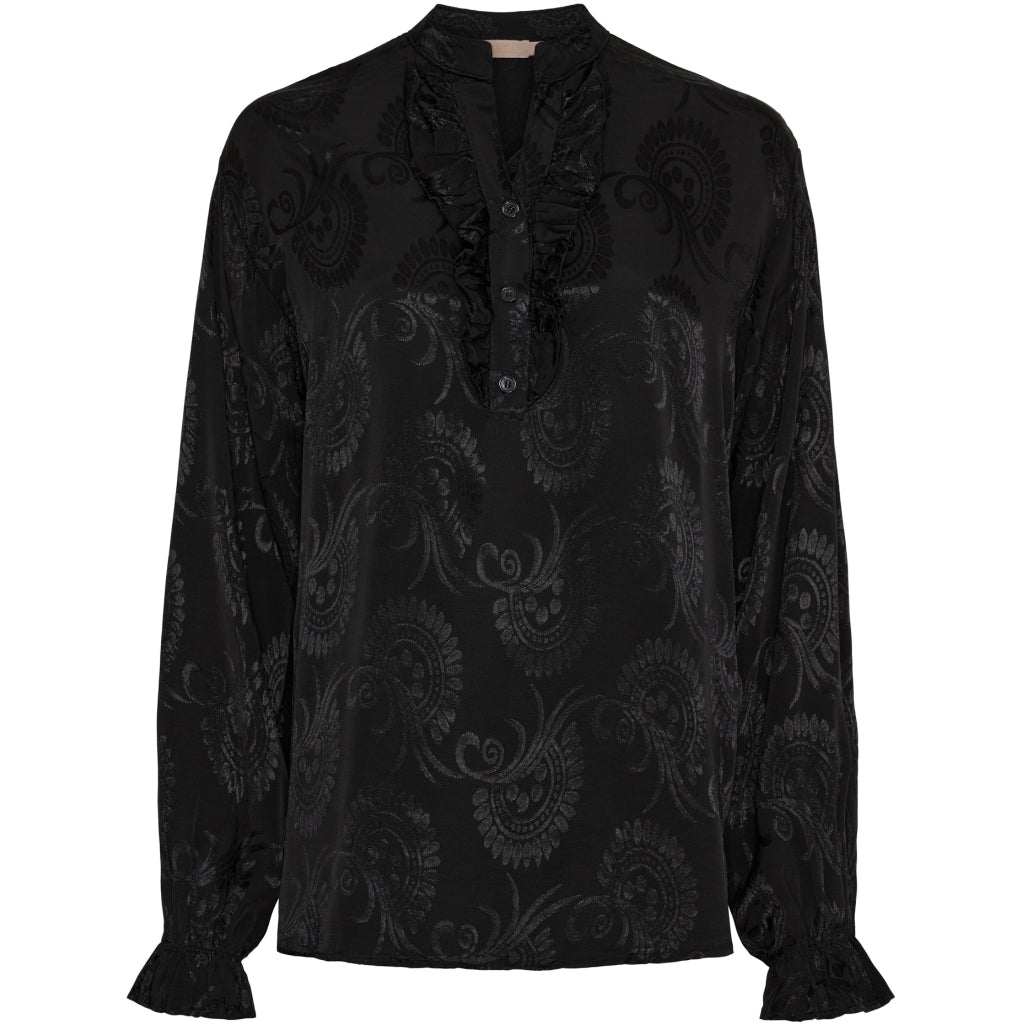 Dame Bluse Mdccharlene 6696   Black fra Marta Du Chateau