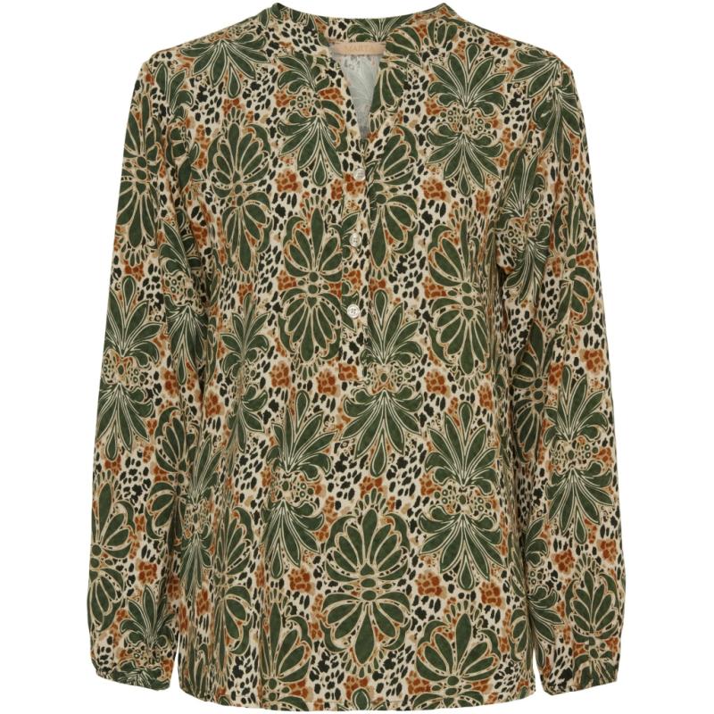 Dame Bluse Mdcchristelle 6453   Military7427 fra Marta Du Chateau