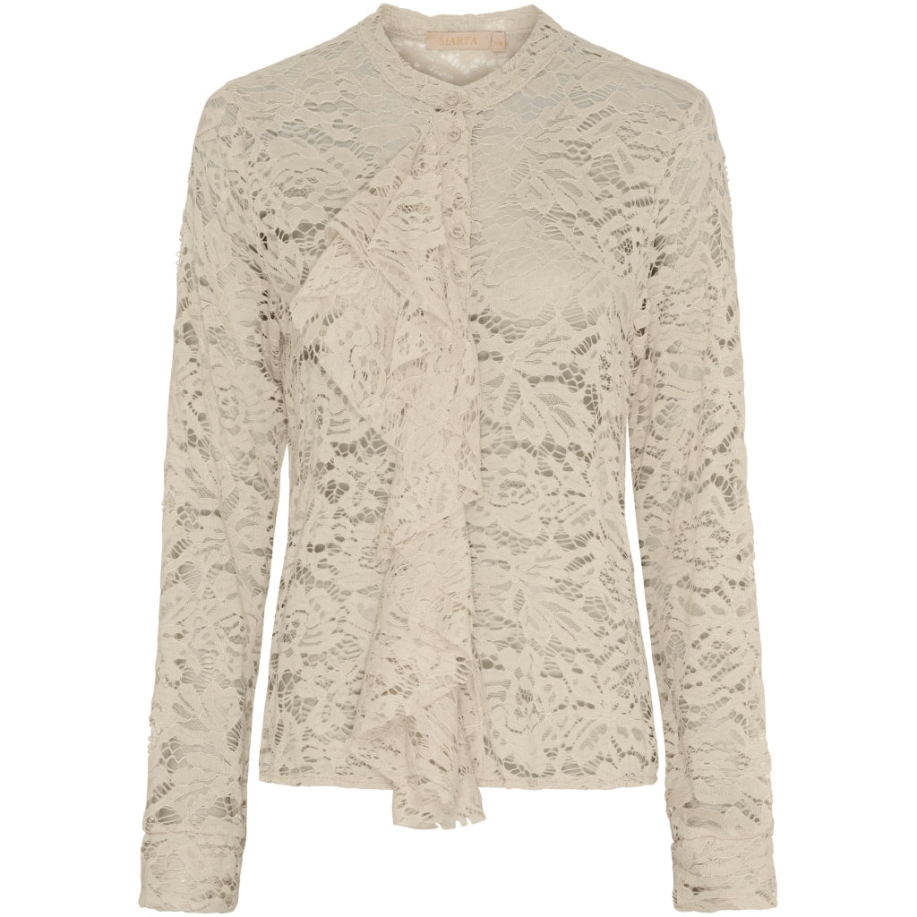 Dame Bluse Mdcclaire H4180 W6   Beige fra Marta Du Chateau