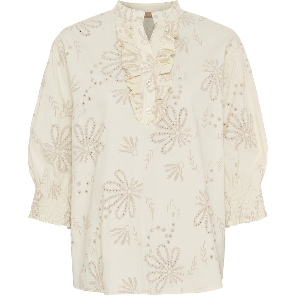 Dame Bluse Mdclinda 6317e   Beige fra Marta Du Chateau