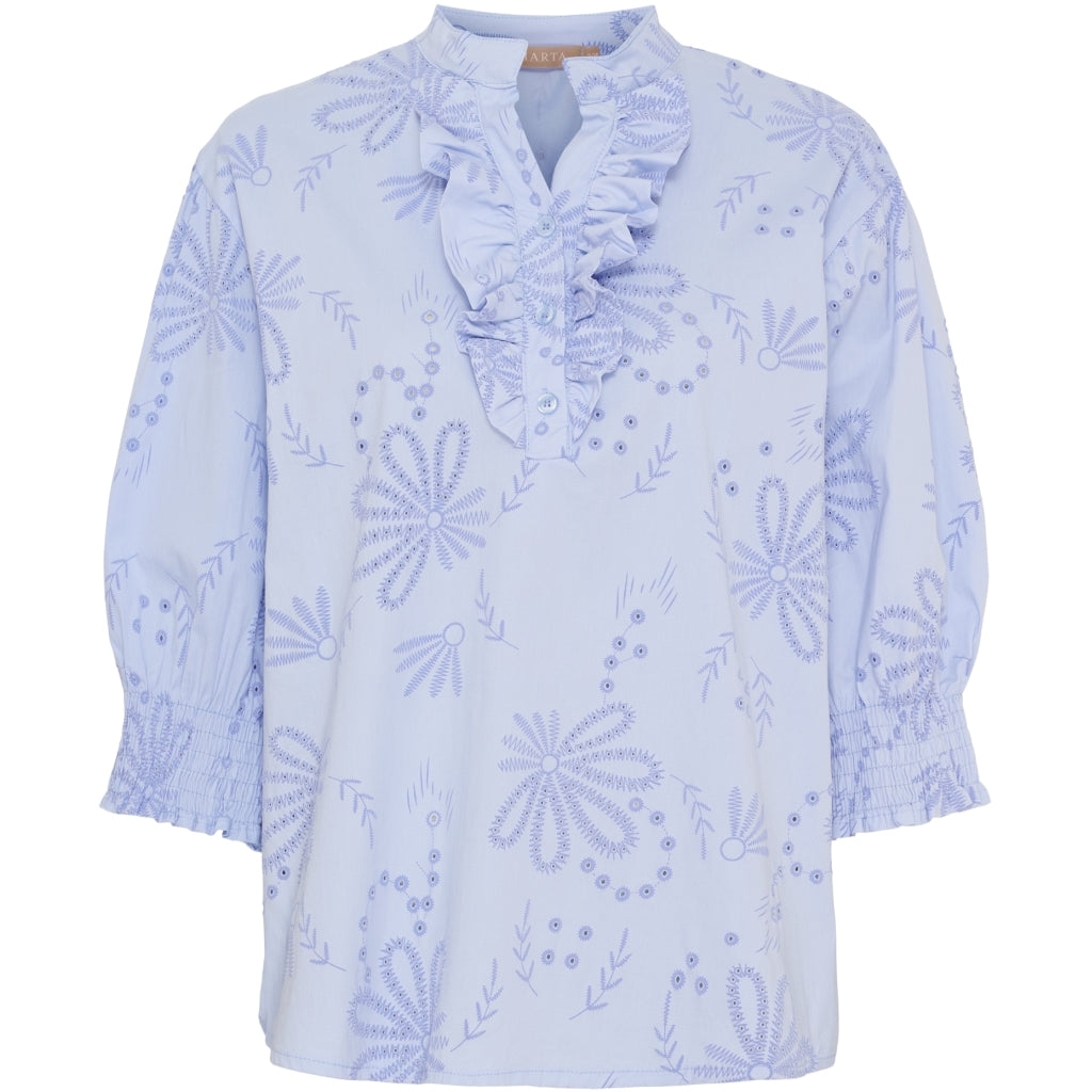 Dame Bluse Mdclinda 6317e   Celeste fra Marta Du Chateau