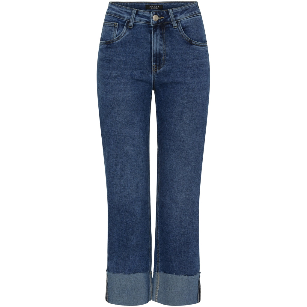 Dame Jeans Mdcalejandra Mdc173 26183   Dark Blue Denim fra Marta Du Chateau