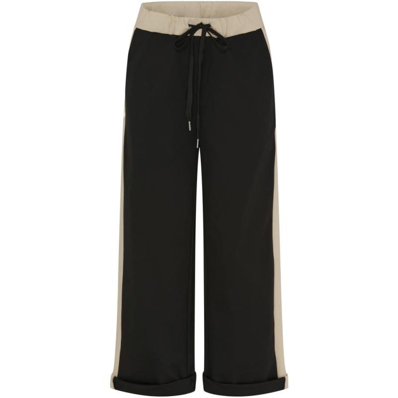 Dame Bukser Mdclupita 69236   Black Beige fra Marta Du Chateau