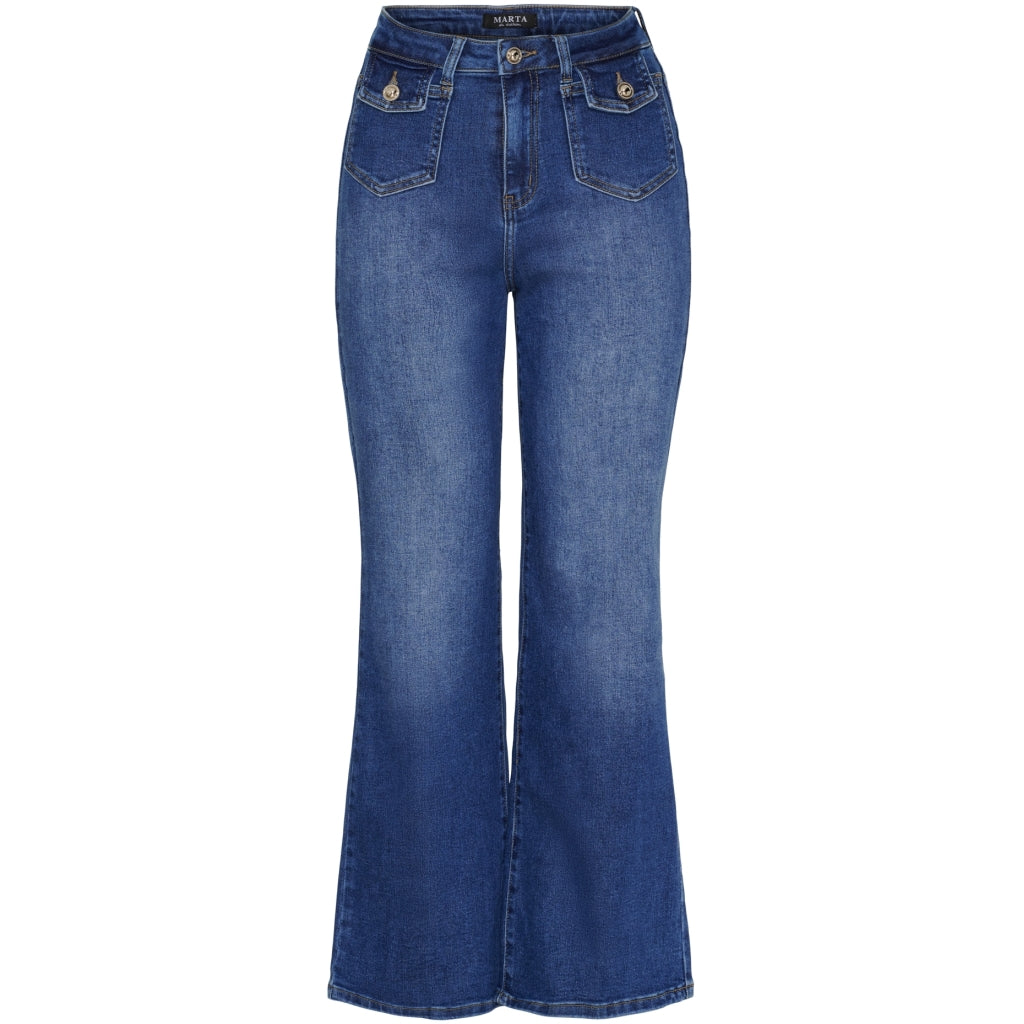 Dame Jeans Mdcirene Mdc199 8237   Blue Denim fra Marta Du Chateau