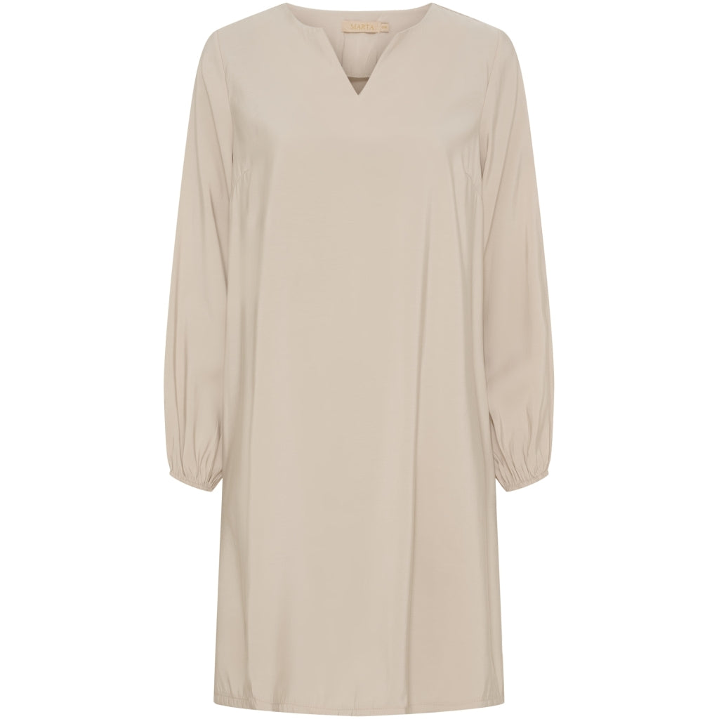 Dame Kjole Mdclouison 39786   Beige32 fra Marta Du Chateau