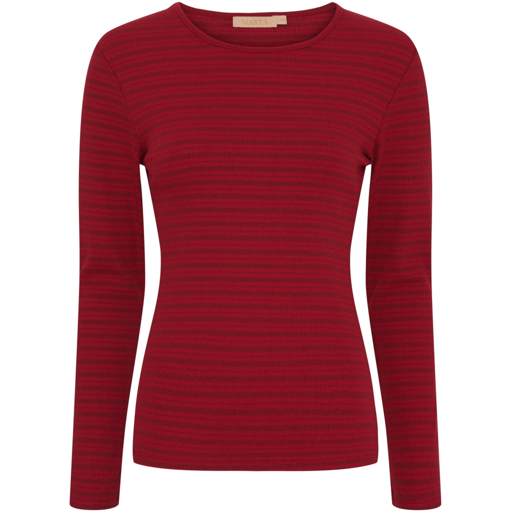 Dame Langærmet Tee Mdcnoemie 6546 Vino Robino fra Marta Du Chateau