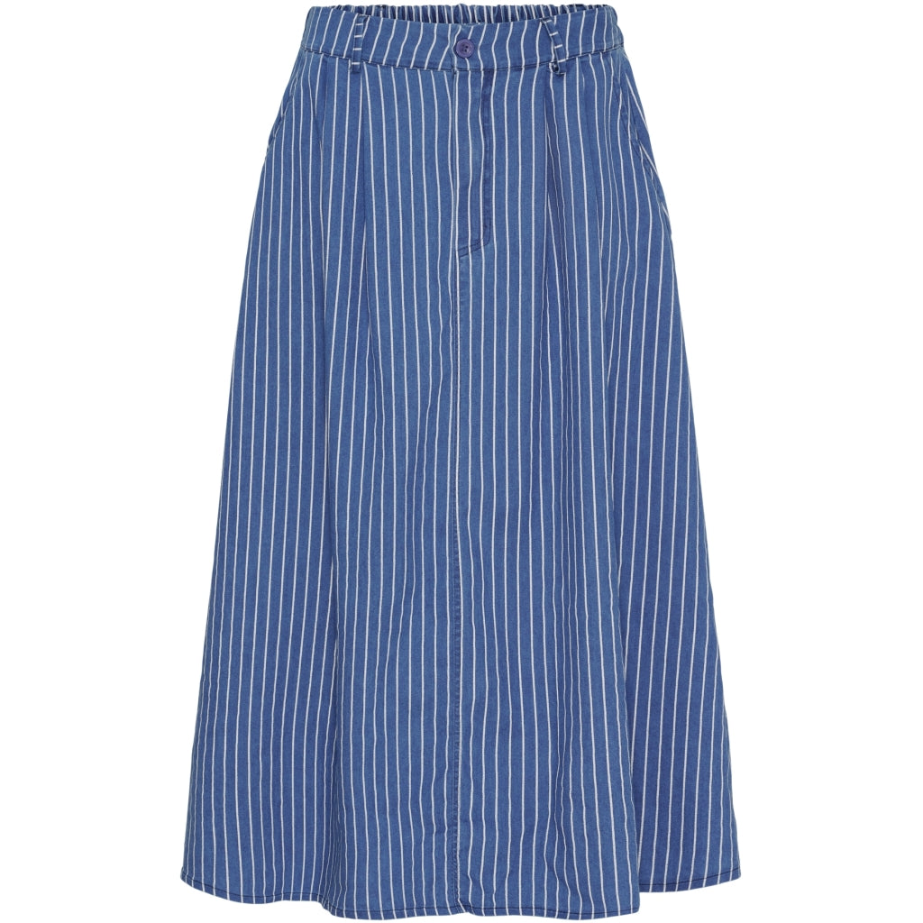 Dame Nederdel Mdcemeline 257005   Medium Blue fra Marta Du Chateau