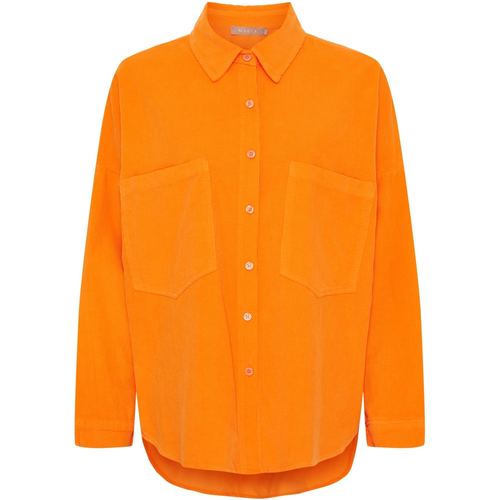 Dame Skjorte Mdccoline 258037   Orange16 1357 fra Marta Du Chateau