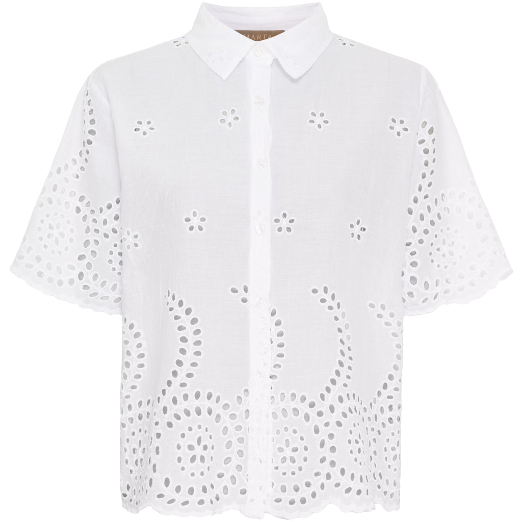 Dame Skjorte Mdcgracia 6985 White fra Marta Du Chateau