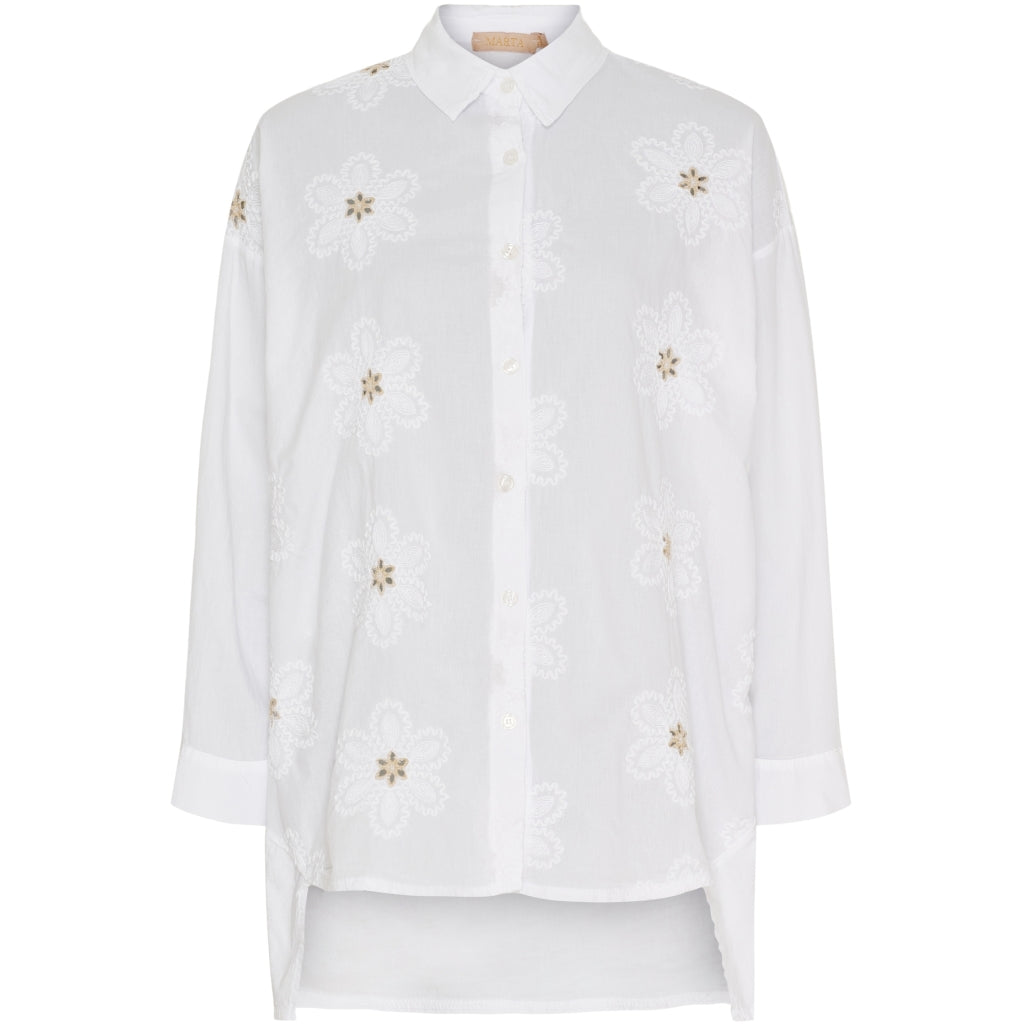 Dame Skjorte Mdcmarthe 6885   White fra Marta Du Chateau