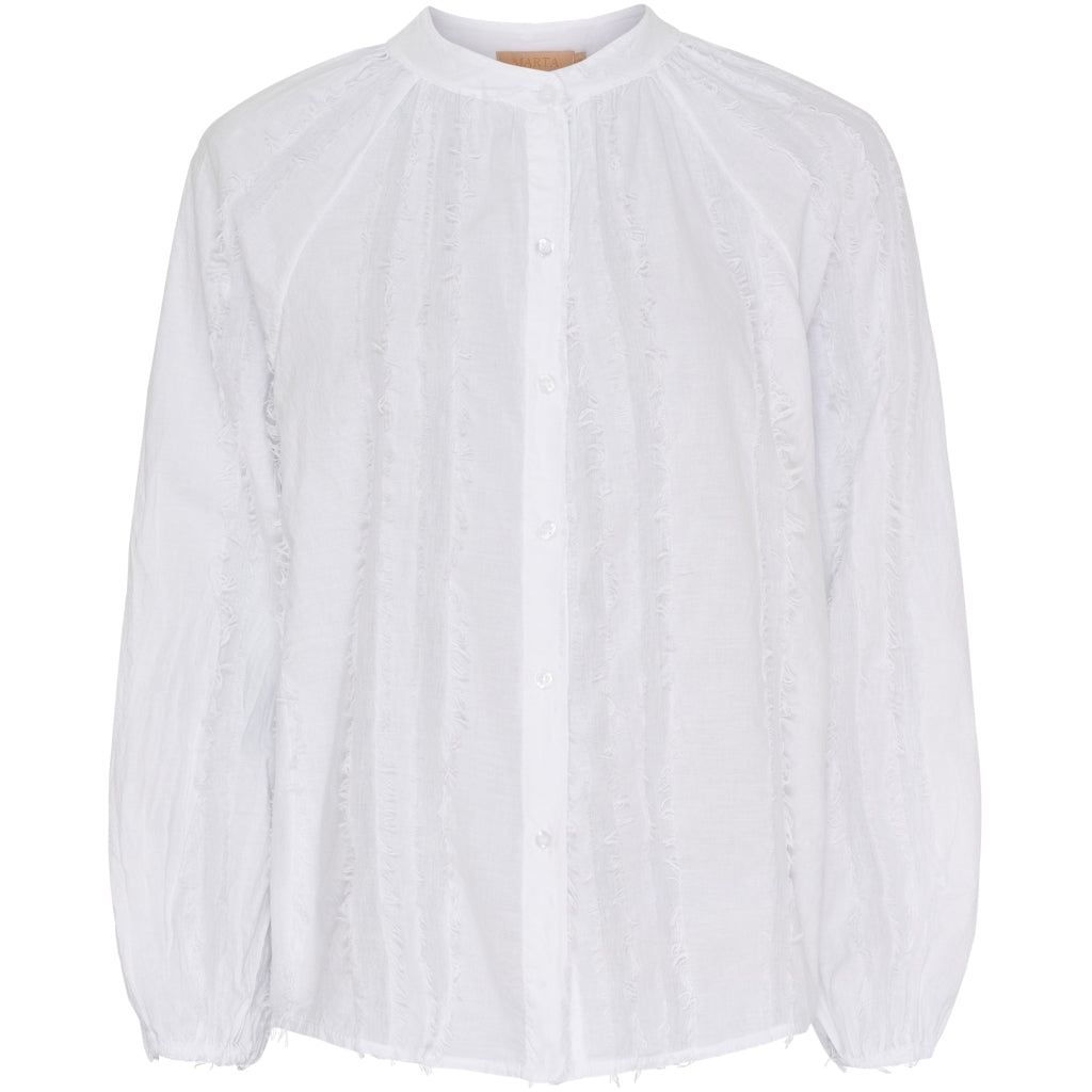 Dame Skjorte Mdcrosamee 3685 White fra Marta Du Chateau