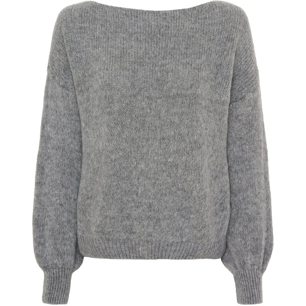 Dame Strik Mdcrosa 5102   Grey2901 fra Marta Du Chateau