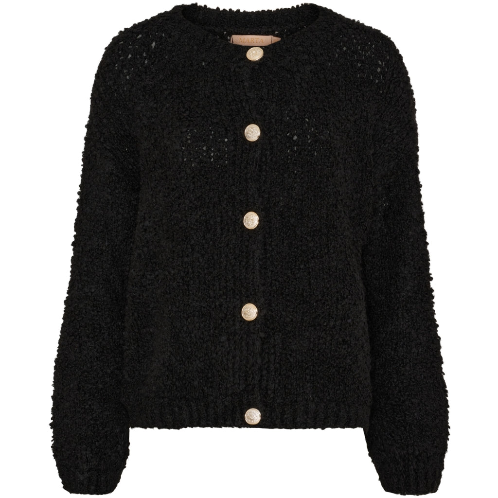Dame Strik Mdcrosalie A0165 Black fra Marta Du Chateau