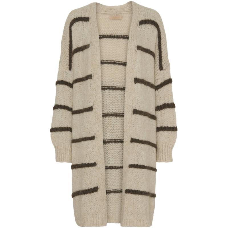 Dame Strik Mdcsimone A0178   Beige Fango fra Marta Du Chateau