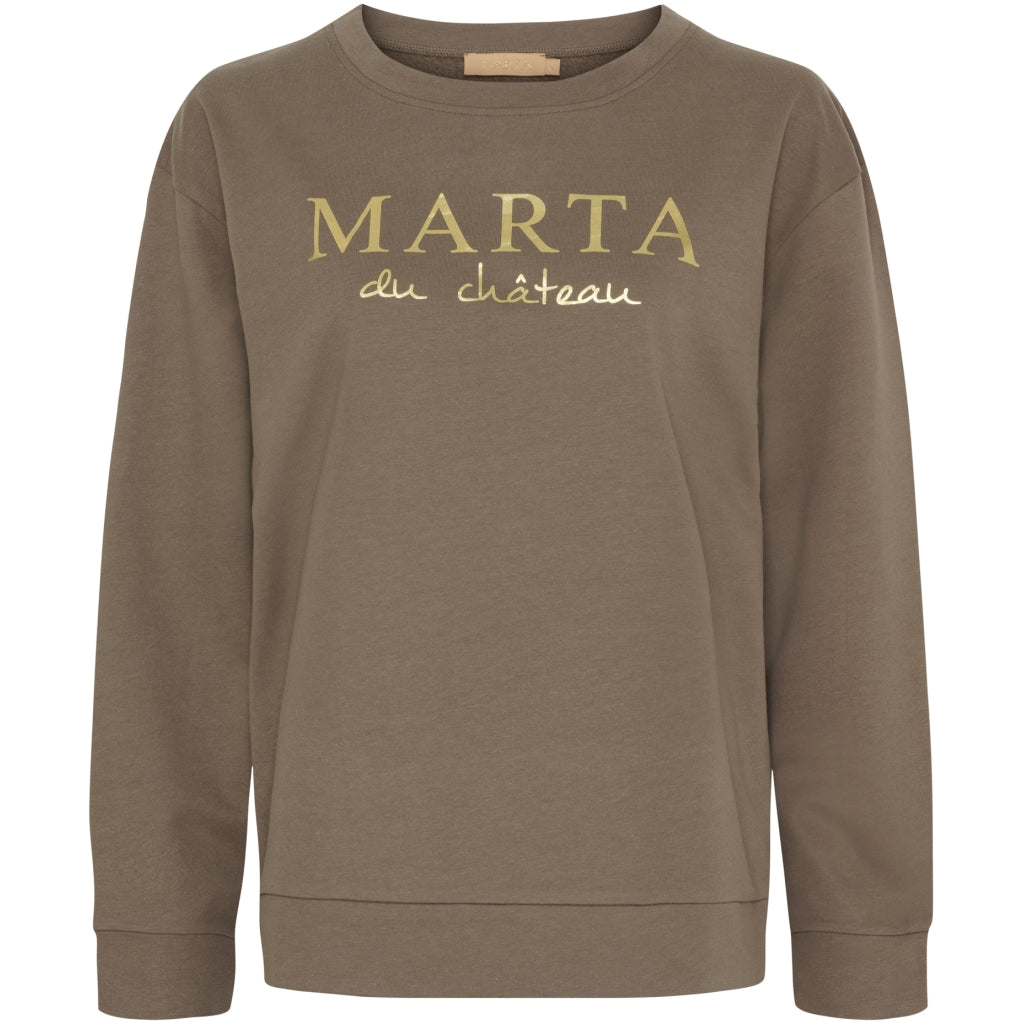 Dame Sweatshirt Mdcannemette J 639   Fango fra Marta Du Chateau