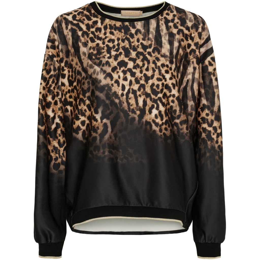 Dame Sweatshirt Mdczelie 31908   Nero2857 fra Marta Du Chateau