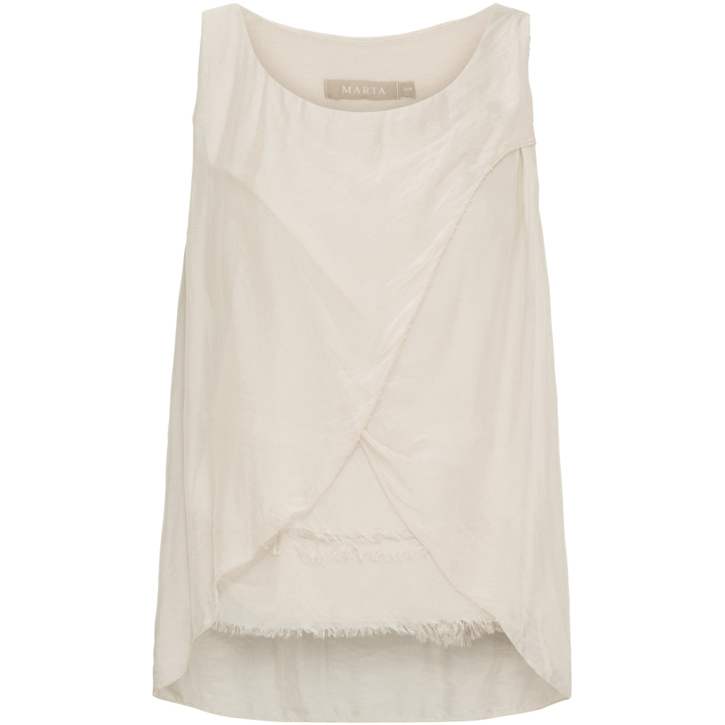 Dame Top Mdclaila 9119   Beige fra Marta Du Chateau