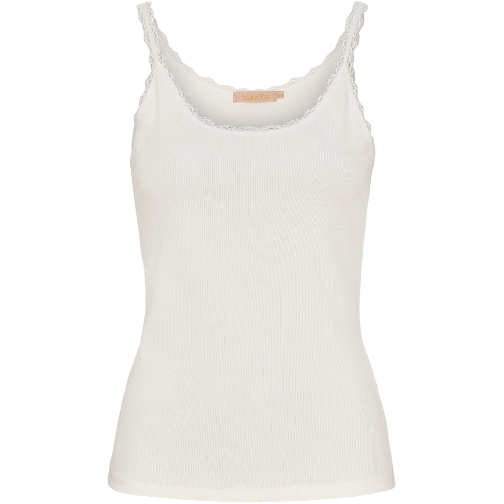 Dame Top Mdcnoelie 258034   White01 fra Marta Du Chateau