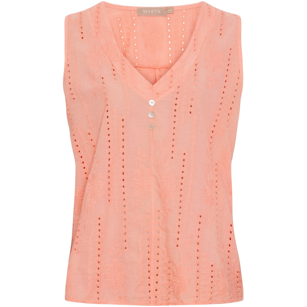 Dame Top Mdcperla 6261   Orange703 fra Marta Du Chateau