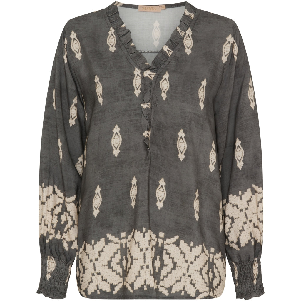 Dame Trøje Mdcmayra 6426 Grigio7308pf fra Marta Du Chateau
