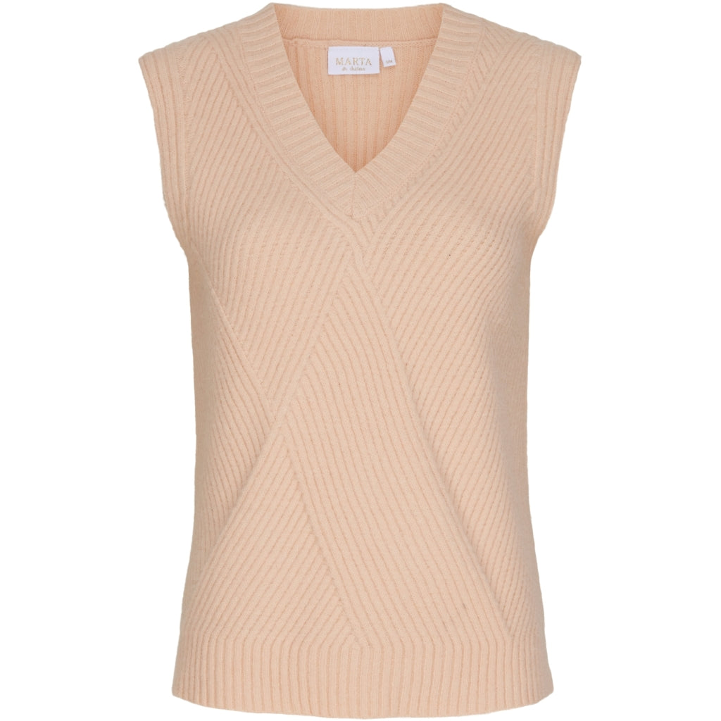Vest Aw268   Beige fra Marta Du Chateau