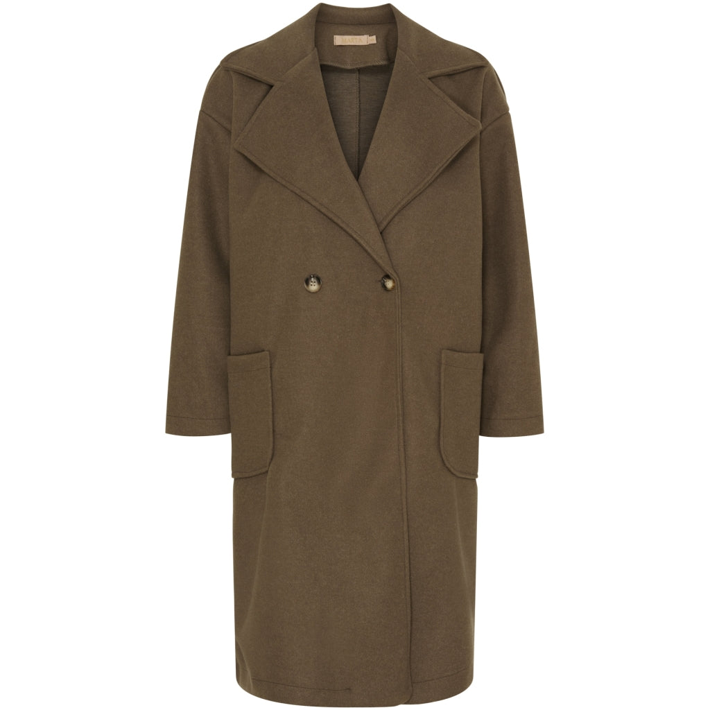 Dame Jakke Mdcidalia 35079 1   Darkbrown25 fra Marta Du Chateau
